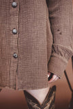 Acres Washed Linen Shirt *Chocolate