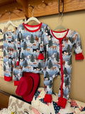 Kids Snow Buddies one piece Pajamas