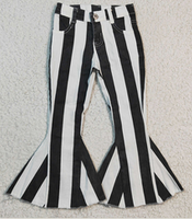 Girls Black Stripes