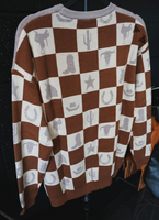 Wild Checkmate Sweater