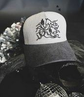 Wavy Western Trucker Hat *Slate