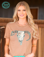 Wild and Western Skull Tee