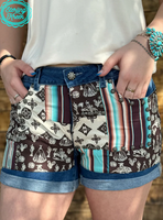 Patched Up Shorts