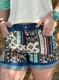 Patched Up Shorts