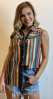 Cactus Country Sleeveless Top
