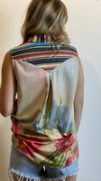 Cactus Country Sleeveless Top
