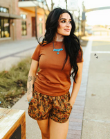 Cloud Basic Snug Tee-saddle
