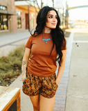 Cloud Basic Snug Tee-saddle