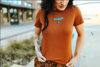 Cloud Basic Snug Tee-saddle
