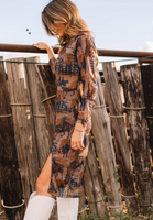 Cowboy Encounters Mesh Dress