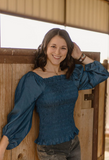 Denim Darling Top