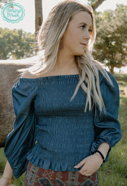 Denim Darling Top