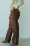 Brown Western Arrow Jeans