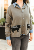 Ranch Royalty Cardigan *angus