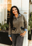 Ranch Royalty Cardigan *angus
