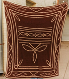 The Bootstitch Blanket *Brown/Ivory