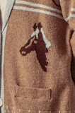 Mr. Rogers meets Horses Cardigan