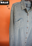 Acres Washed Linen Shirt - Teal