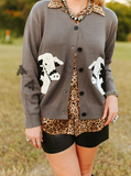 Cattle Cardigan *Black Baldie