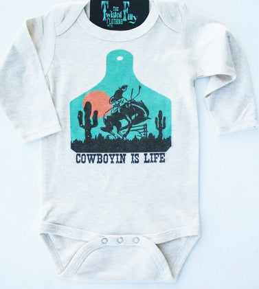 Cowboyin' is Life Onesie