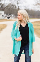 Crossfire Kimono Turquoise