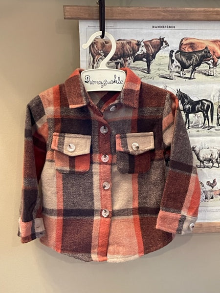 Kids Perfect Orange Plaid