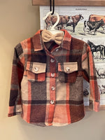 Kids Perfect Orange Plaid