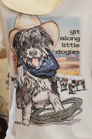 GIT ALONG LITTLE DOGGIES Tee