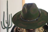 Cactus Hat in Olive