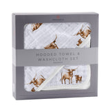 Baby Hooded Towel Set - Longhorn