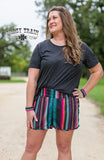 Mom Tuckett Shorts-Serape