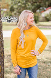 Pinedale Mustard Longsleeve Tee