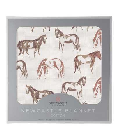 Baby Blanket - Wild Horses