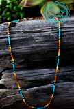 Sahara Seed Bead Necklace - Turquoise