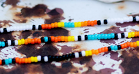 Sahara Seed Bead Necklace - Black