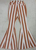 Perfect Stripe Bellbottoms-SHORT inseam