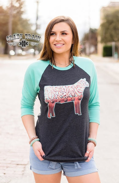 STEER Me Right Baseball Tee