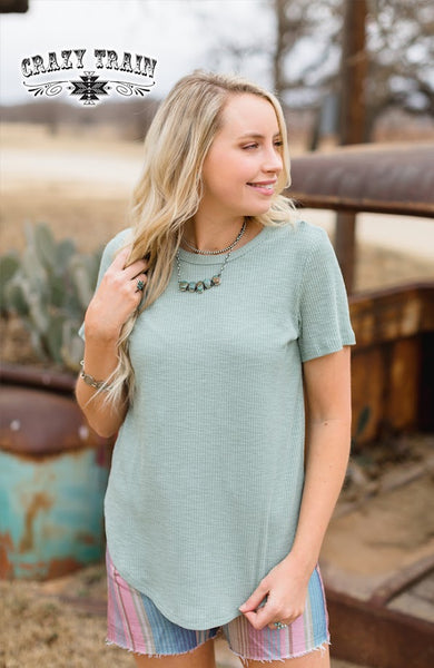 Solid Choice Sage T-shirt